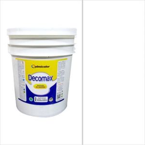 Pintura caucho decomax clase C 2 galones blanco Quimicolor