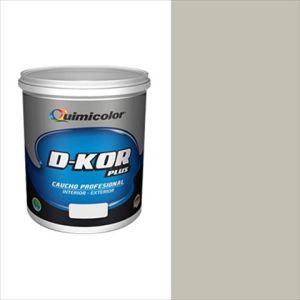 Pintura caucho d-kor clase B 1 galón blanco ostra Quimicolor