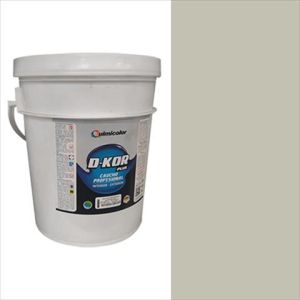 Pintura caucho d-kor clase B cuñete (4 galones) blanco ostra Quimicolor