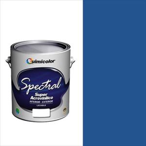 Pintura caucho spectral clase A 1 galón azul choroní Quimicolor