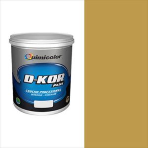 Pintura caucho d-kor clase B 1 galón amarillo duna Quimicolor