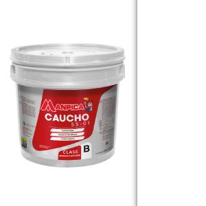 Pintura caucho 55-01 clase B cuñete (4 galones) blanco Manpica