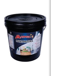 Pintura caucho max-pintura 1 cuñete (4 galones) blanco Manpica