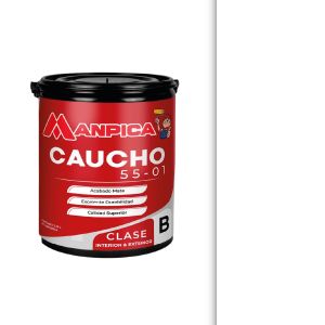 Pintura caucho 55-01 clase B 1 galón blanco Manpica