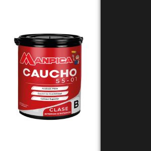 Pintura caucho 55-01 clase B 1 galón negro Manpica