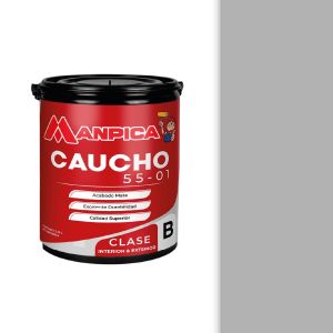 Pintura caucho 55-01 clase B 1 galón gris amanecer Manpica