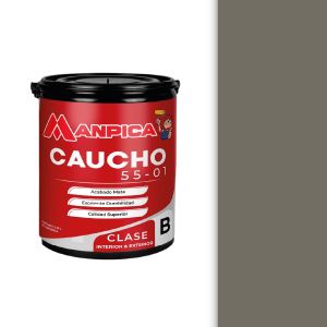 Pintura caucho 55-01 clase B 1 galón gris concreto Manpica