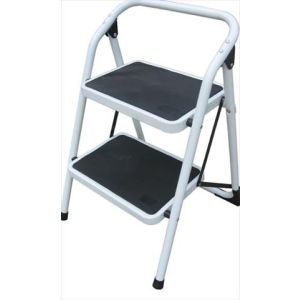 ESCALERA DE ACERO PLEGABLE 2 TRAMOS. TEZZA