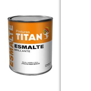 Pintura esmalte brillante titan clase B 1 galón blanco Manpica