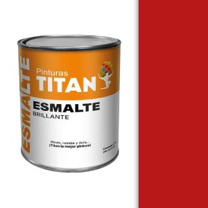 Pintura esmalte brillante titan clase B 1 galón rojo Manpica