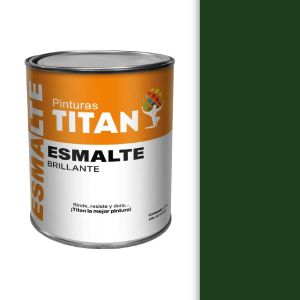 Pintura esmalte brillante titan clase B 1 galón verde trébol Manpica