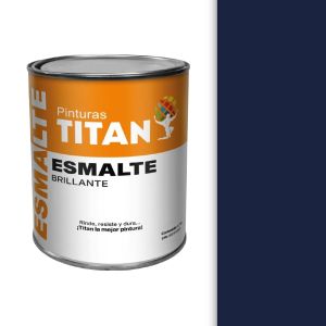 Pintura esmalte brillante titan clase B 1 galón azul marino Manpica