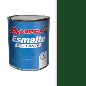 Pintura esmalte brillante clase A 1 galón verde amazonas Manpica