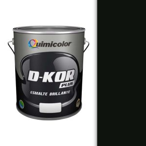 Pintura esmalte brillante d-kor clase B 1 galón negro Quimicolor
