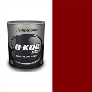 Pintura esmalte brillante d-kor clase B 1 galón rojo Quimicolor