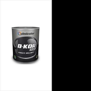 Pintura esmalte brillante d-kor clase B 1/4 galón negro Quimicolor