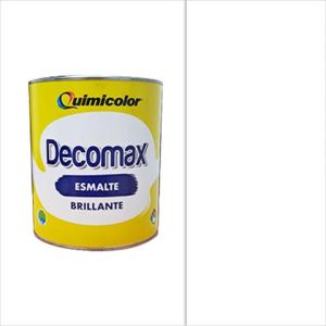 Pintura esmalte brillante decomax clase C 1 galón blanco Quimicolor