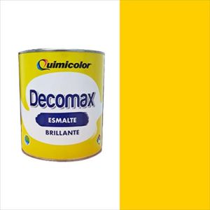 Pintura esmalte brillante decomax clase C 1 galón amarillo Quimicolor