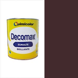 Pintura esmalte brillante decomax clase C 1 galón caoba Quimicolor