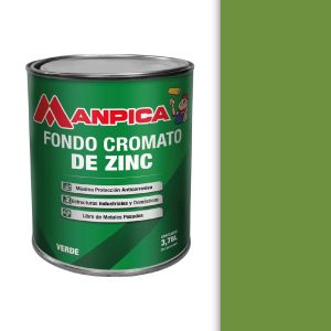 Fondo anticorrosivo cromato de zinc 1 galón Manpica
