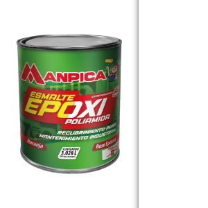 Pintura esmalte epoxi poliamida 1 galón blanco Manpica