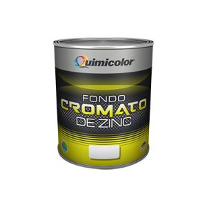 Fondo anticorrosivo cromato de zinc 1/4 galón Quimicolor