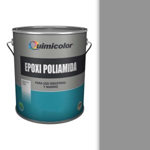 Pintura esmalte epoxi poliamida 1 galón gris Quimicolor