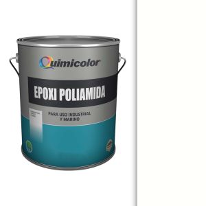 Pintura esmalte epoxi poliamida 1 galón blanco Quimicolor