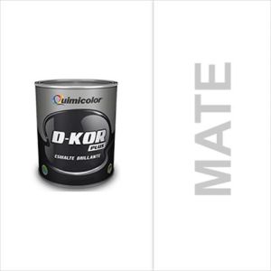 Pintura esmalte mate d-kor clase B 1/4 galón blanco Quimicolor