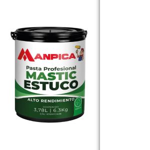 Pasta profesional mastic estuco 1 galón Manpica