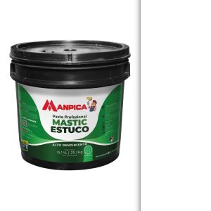 Pasta profesional mastic estuco cuñete (4 galones) Manpica