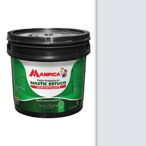 Pasta profesional mastic estuco hidrorepelente 1 cuñete (4 Galones) Manpica