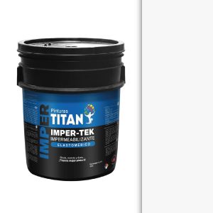 Pintura impermeabilizante imper-tek titan 1 cuñete (5 galones) blanco Manpica