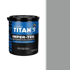 Pintura impermeabilizante imper-tek titan 1 galón gris Manpica