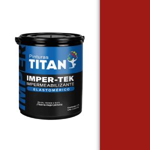 Pintura impermeabilizante imper-tek titan 1 galón rojo Manpica