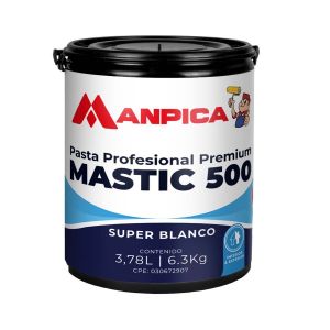 Pasta profesional premium mastic 500 1 galón Manpica