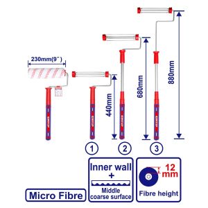 Rodillo extendible 9" Emtop