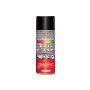Pintura en spray alta temperatura negro 400 ml Asmaco