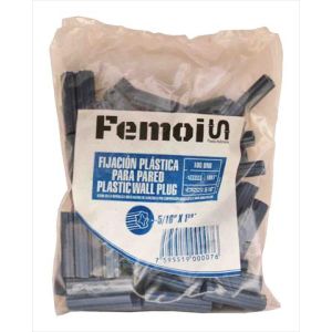 RAMPLUG PLAST EST 1 1/2 X  5/16 AZUL