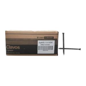 Clavo sin cabeza 1" x 16 caja 24,5 kg Vicson