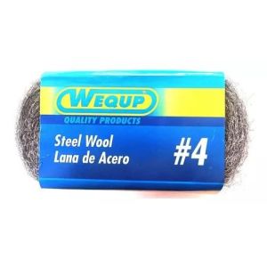 LANA DE ACERO #4 400GR. WEQUP