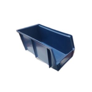 Caja apilable plástica mediana 26.50 x 12.50 x 13.50 cm azul