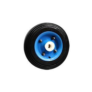 RUEDA MACIZA 8X3" RIN METAL CON BUJE NYLON.