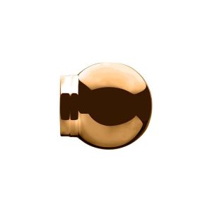 Terminal decorativo tipo esfera champagne 13mm - blíster Tauro