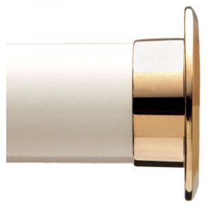Terminal decorativo tipo disco champagne 25mm - blíster Tauro