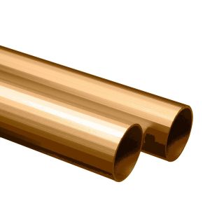 Tubo redondo aluminio champagne 13 mm x 2 m Tauro