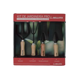 Set de jardinería pro metálico 3 piezas Bellota