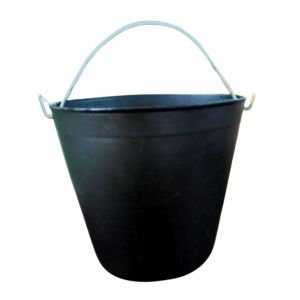 Tobo de albañis plástico con asa de hierro Unión-K