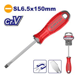 Destornillador magnético sl 6,5 x 15 cm Emtop
