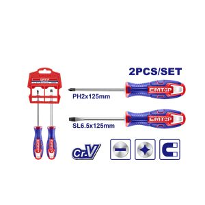 Set 2 destornilladores 125 mm Emtop